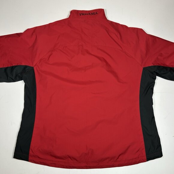 Tehama Nancy Haley Women Jacket Red Black Full Zip Embroidered Cessna Lined XL - Picture 9 of 10